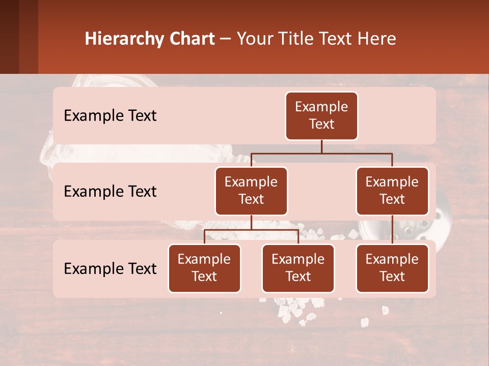 A Salt Shaker And A Scoop Of Salt On A Wooden Table PowerPoint Template