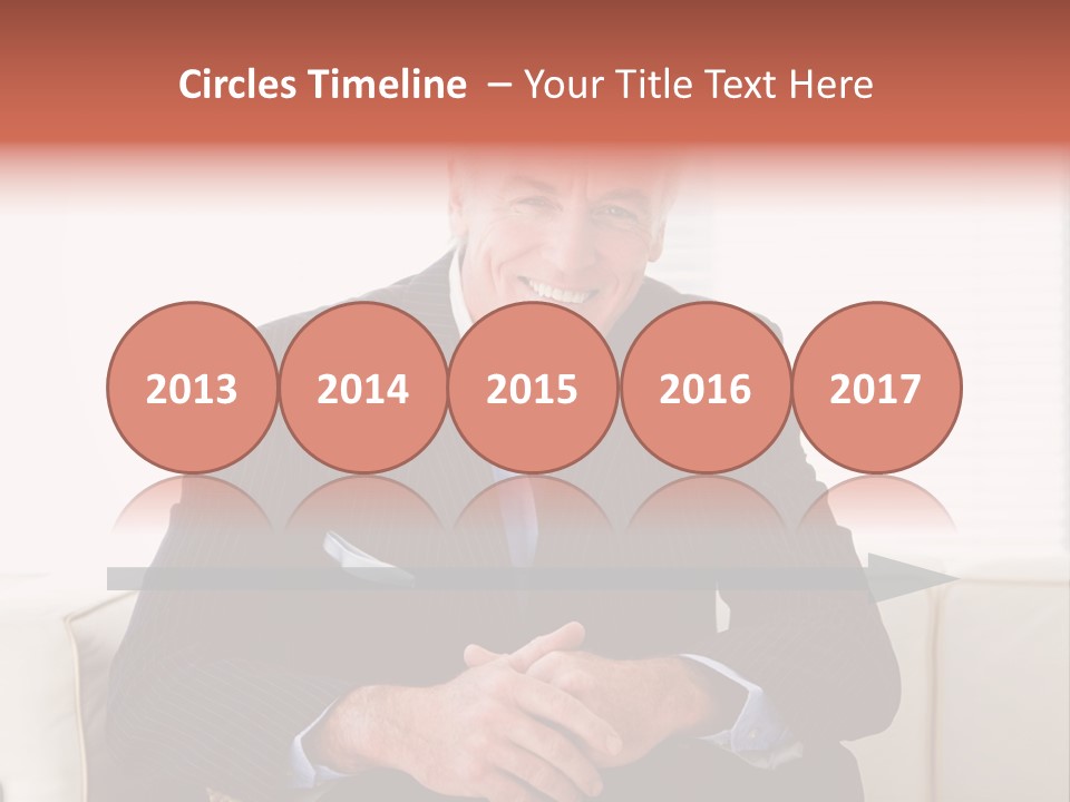 A Man In A Suit Is Holding A Sign PowerPoint Template