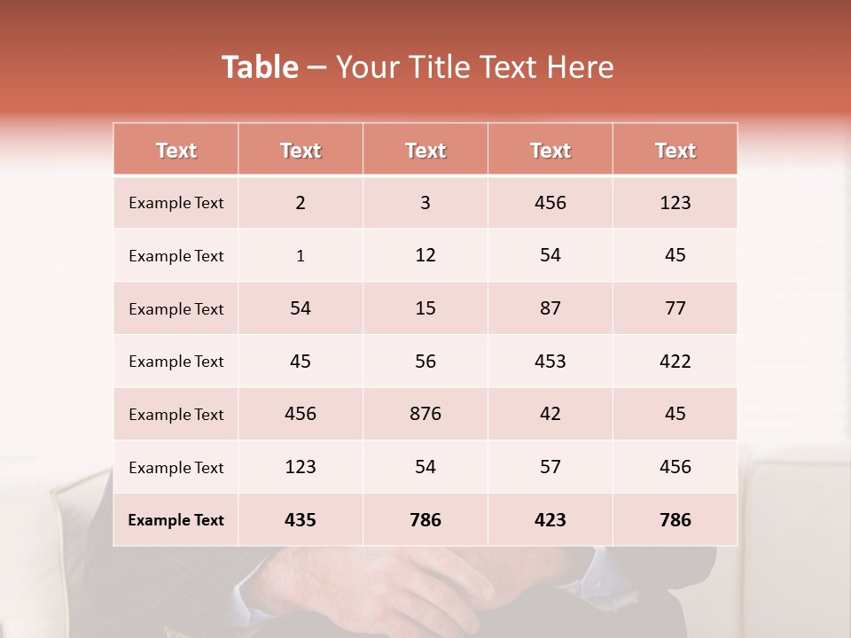 A Man In A Suit Is Holding A Sign PowerPoint Template