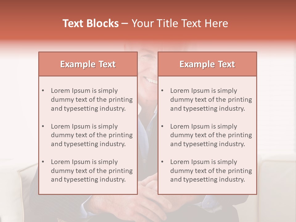 A Man In A Suit Is Holding A Sign PowerPoint Template