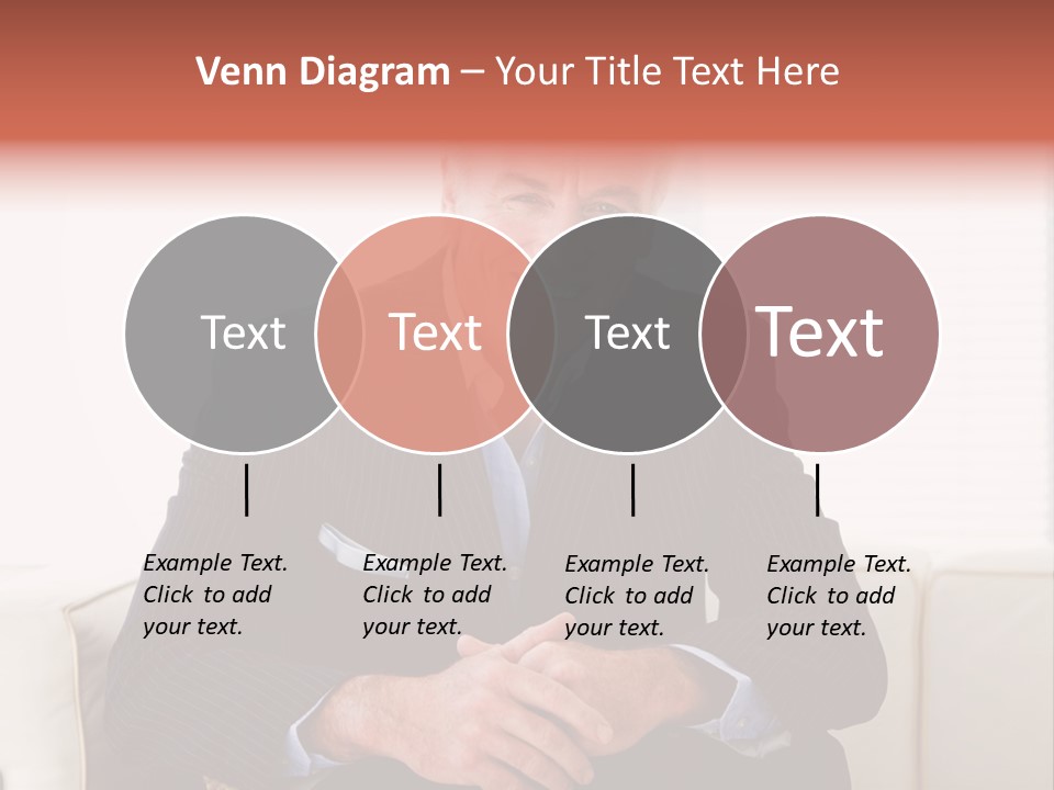 A Man In A Suit Is Holding A Sign PowerPoint Template