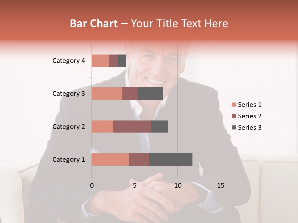 A Man In A Suit Is Holding A Sign PowerPoint Template