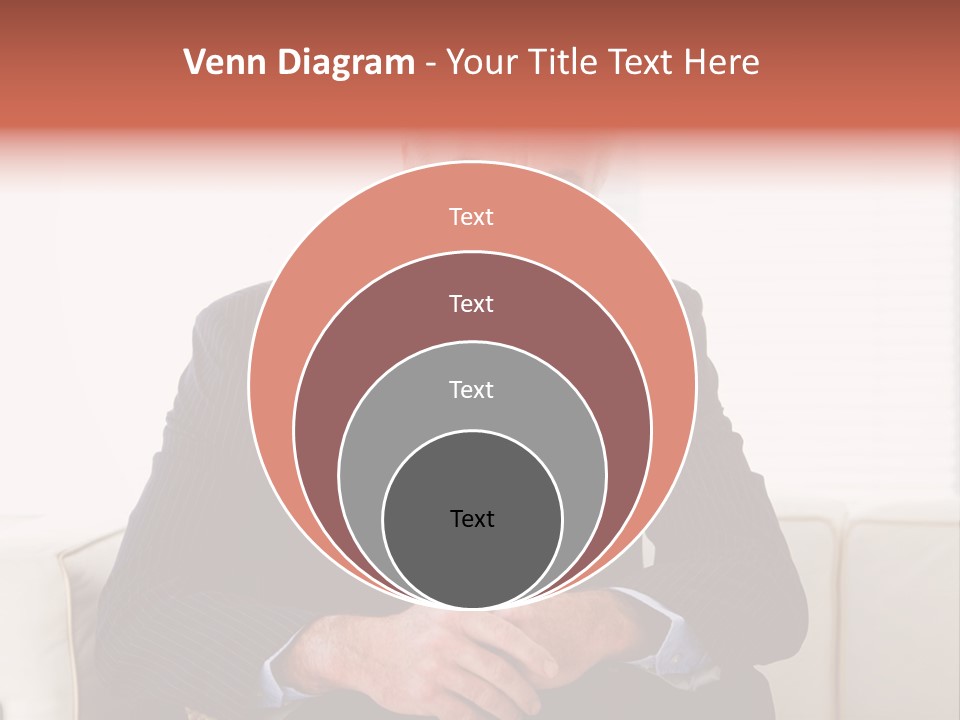 A Man In A Suit Is Holding A Sign PowerPoint Template