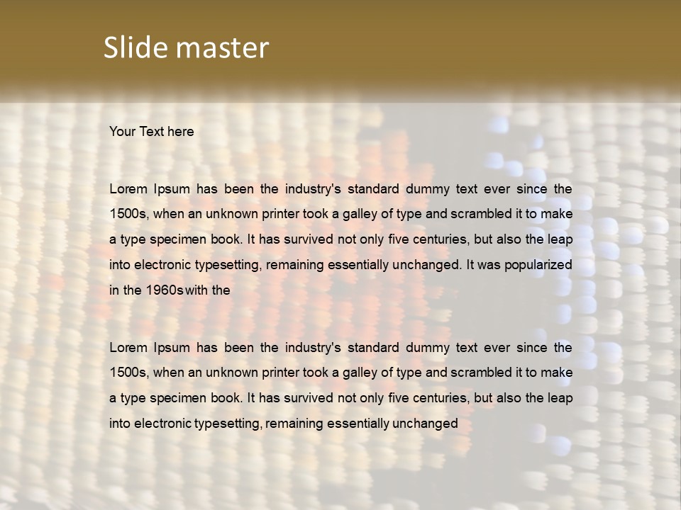 A Close Up Of A Pattern On A Wall PowerPoint Template