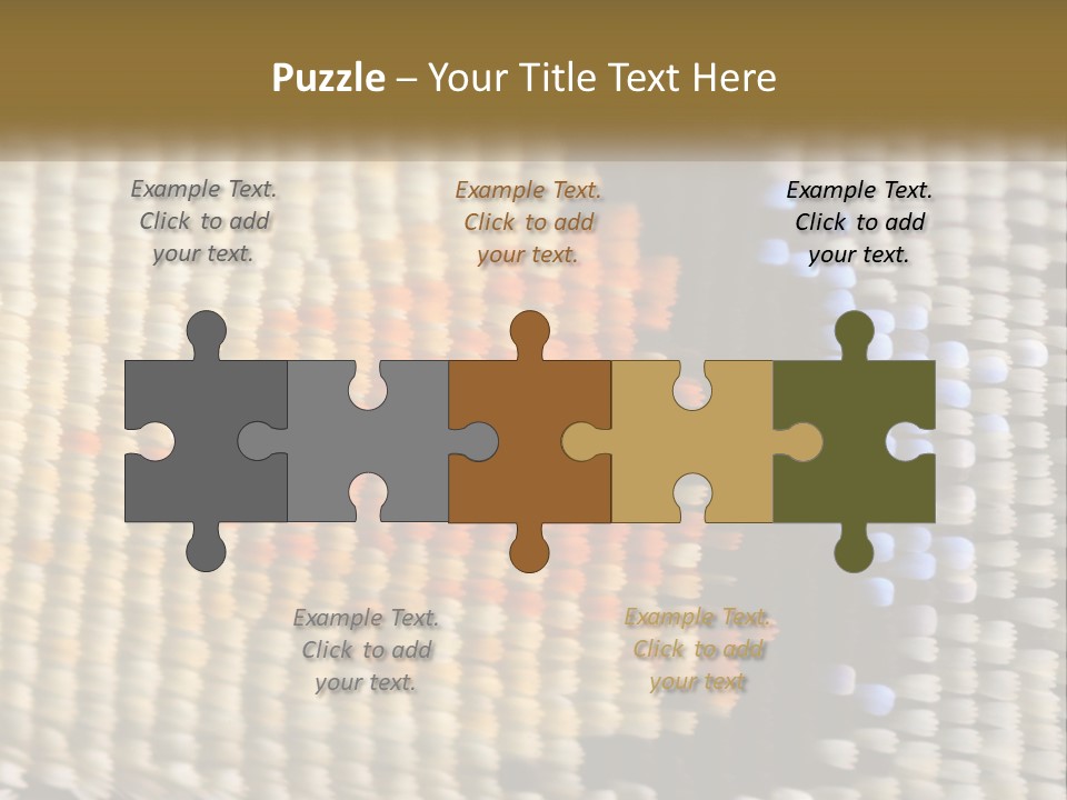 A Close Up Of A Pattern On A Wall PowerPoint Template