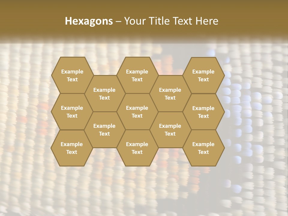 A Close Up Of A Pattern On A Wall PowerPoint Template