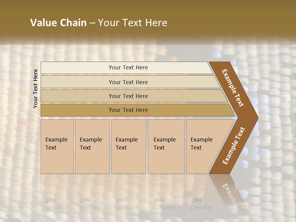 A Close Up Of A Pattern On A Wall PowerPoint Template