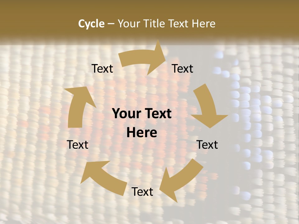 A Close Up Of A Pattern On A Wall PowerPoint Template