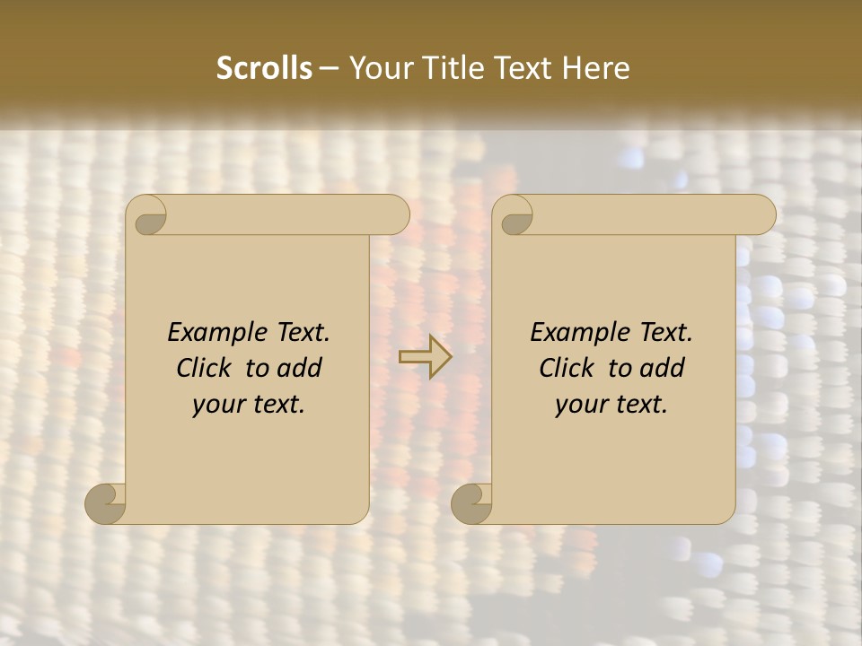 A Close Up Of A Pattern On A Wall PowerPoint Template
