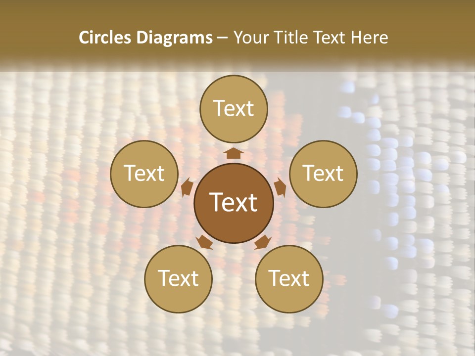 A Close Up Of A Pattern On A Wall PowerPoint Template