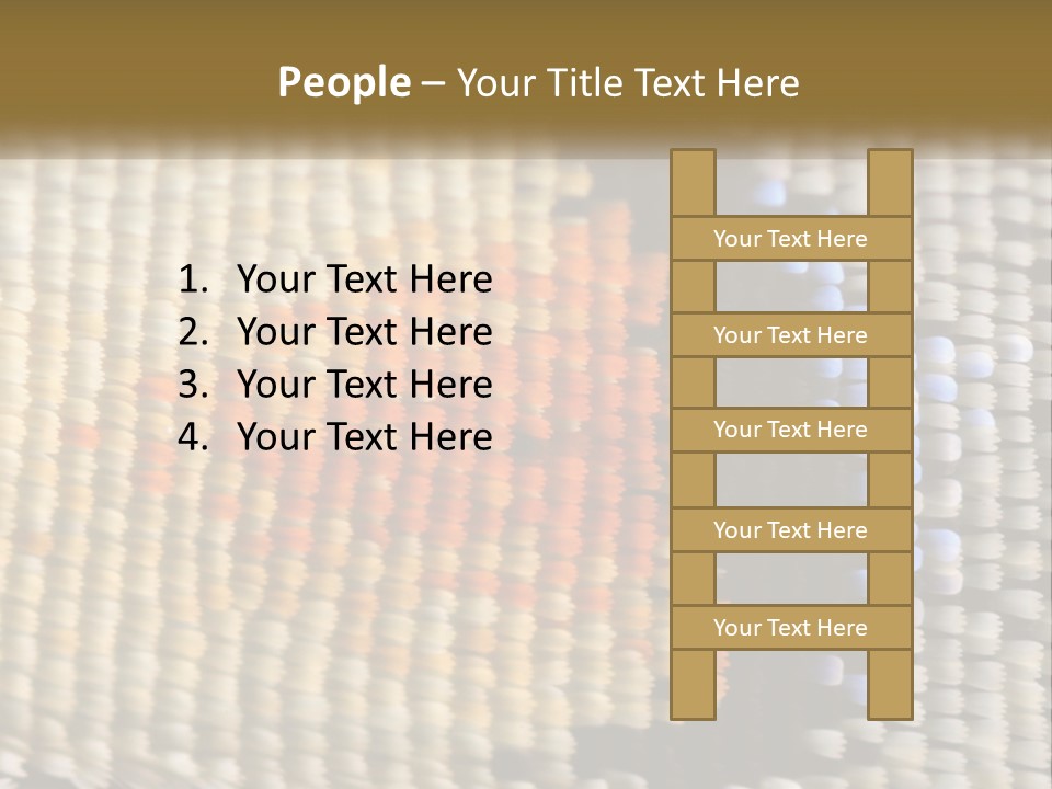 A Close Up Of A Pattern On A Wall PowerPoint Template