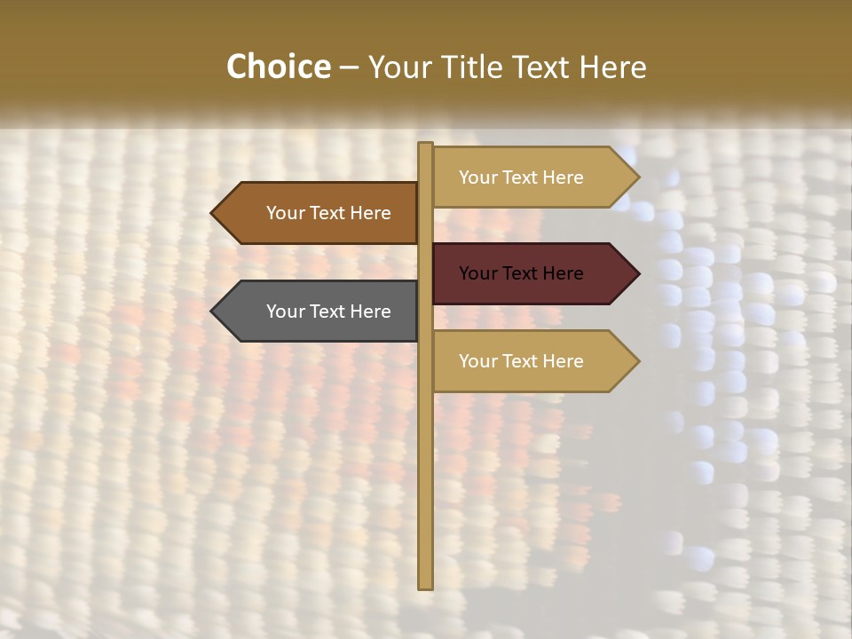 A Close Up Of A Pattern On A Wall PowerPoint Template