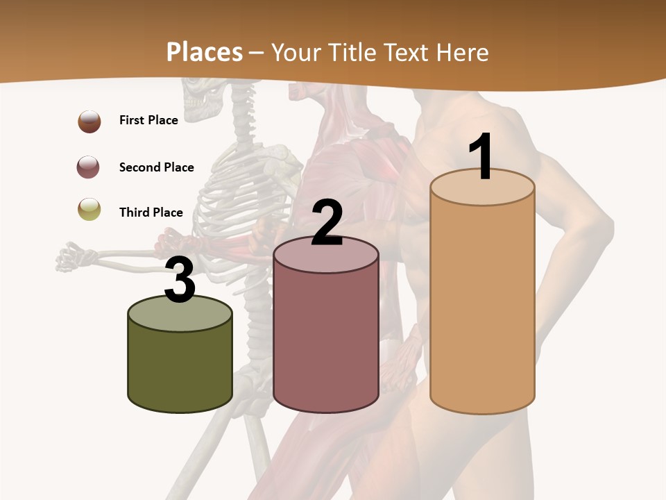 A Man And A Woman With Muscles Powerpoint Presentation PowerPoint Template