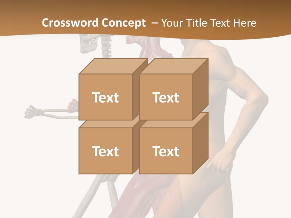 A Man And A Woman With Muscles Powerpoint Presentation PowerPoint Template