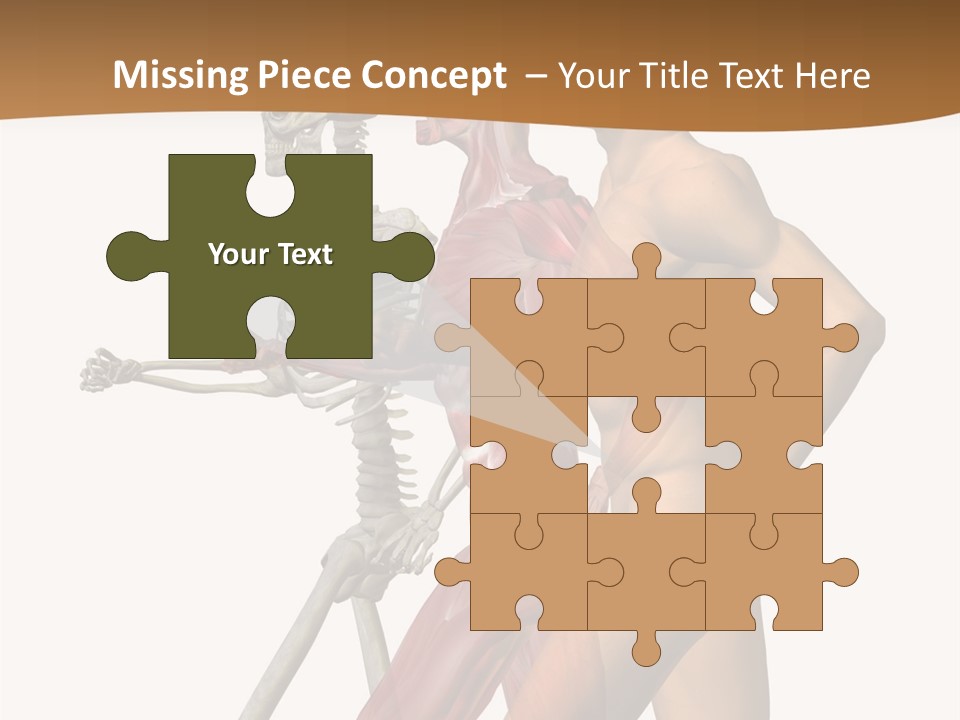 A Man And A Woman With Muscles Powerpoint Presentation PowerPoint Template