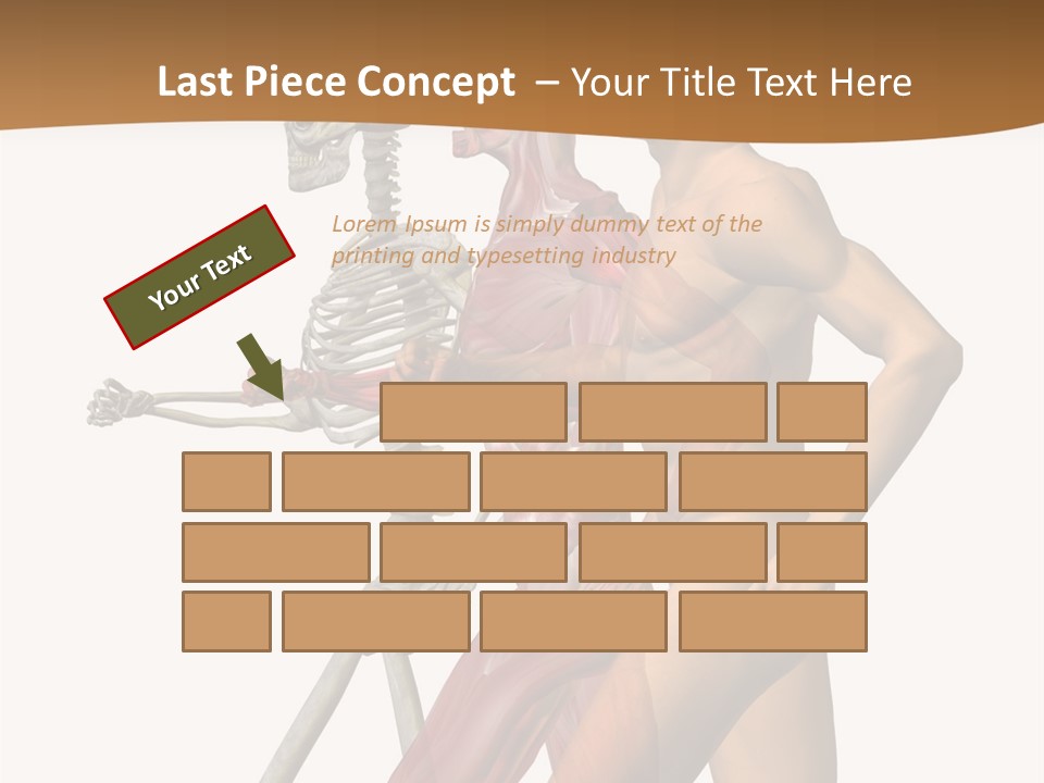 A Man And A Woman With Muscles Powerpoint Presentation PowerPoint Template