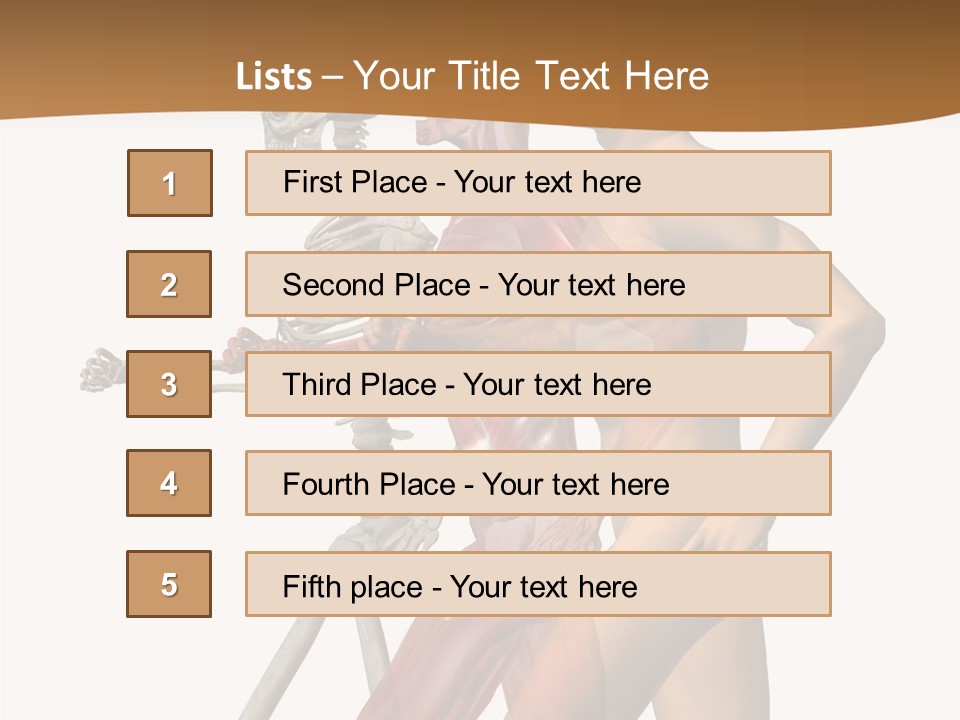 A Man And A Woman With Muscles Powerpoint Presentation PowerPoint Template