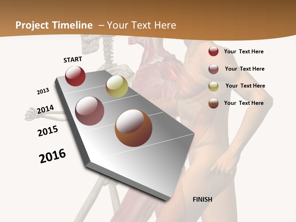 A Man And A Woman With Muscles Powerpoint Presentation PowerPoint Template