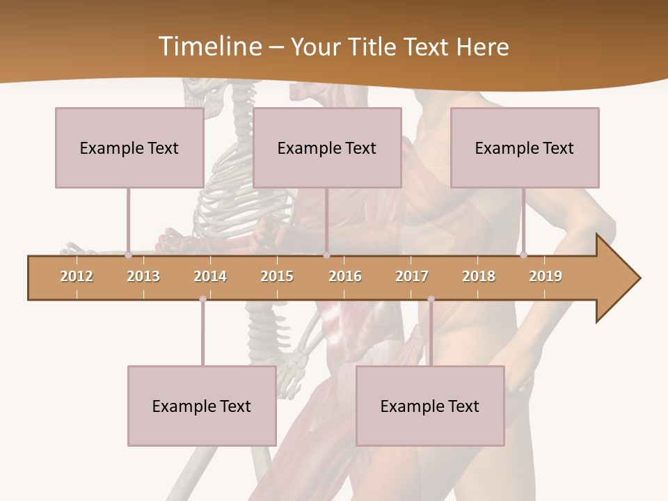 A Man And A Woman With Muscles Powerpoint Presentation PowerPoint Template