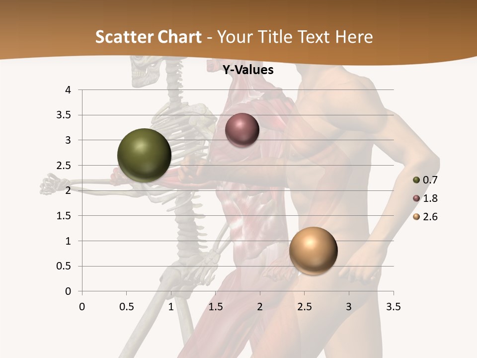 A Man And A Woman With Muscles Powerpoint Presentation PowerPoint Template