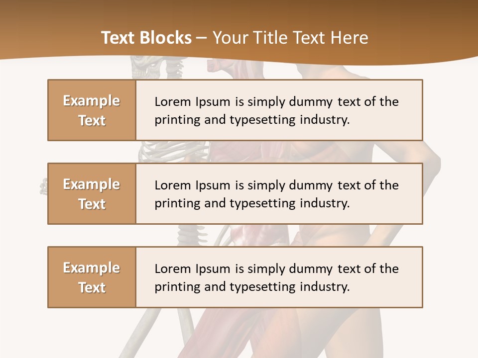 A Man And A Woman With Muscles Powerpoint Presentation PowerPoint Template