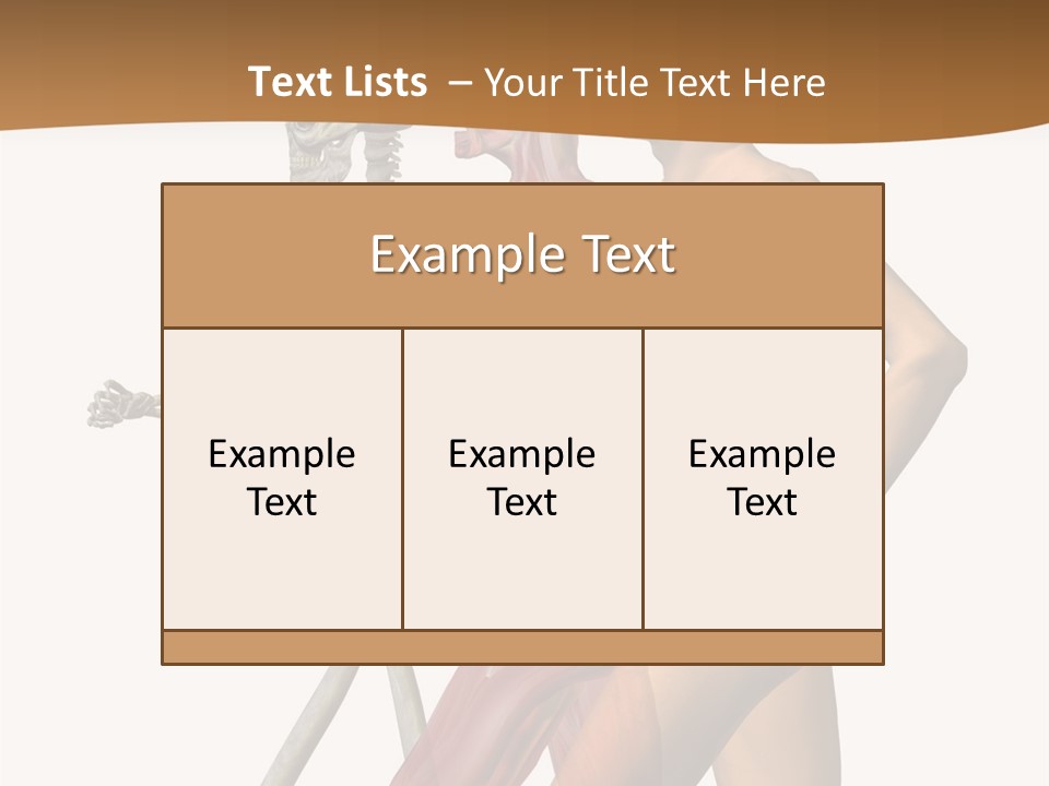 A Man And A Woman With Muscles Powerpoint Presentation PowerPoint Template