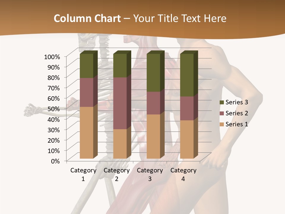 A Man And A Woman With Muscles Powerpoint Presentation PowerPoint Template