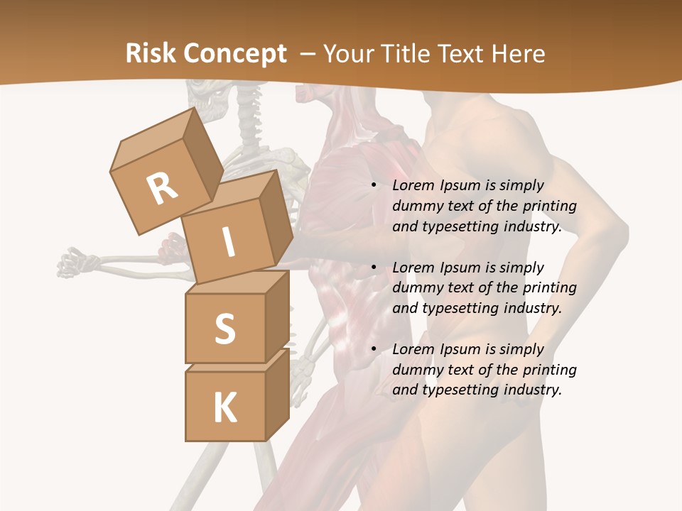 A Man And A Woman With Muscles Powerpoint Presentation PowerPoint Template