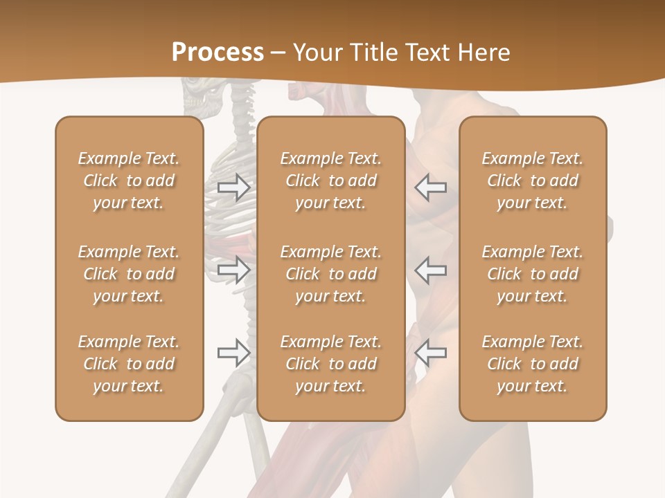 A Man And A Woman With Muscles Powerpoint Presentation PowerPoint Template