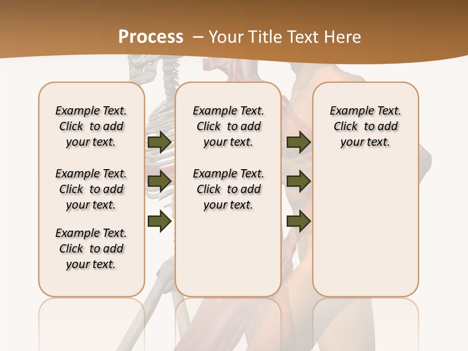 A Man And A Woman With Muscles Powerpoint Presentation PowerPoint Template