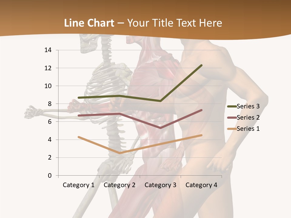 A Man And A Woman With Muscles Powerpoint Presentation PowerPoint Template