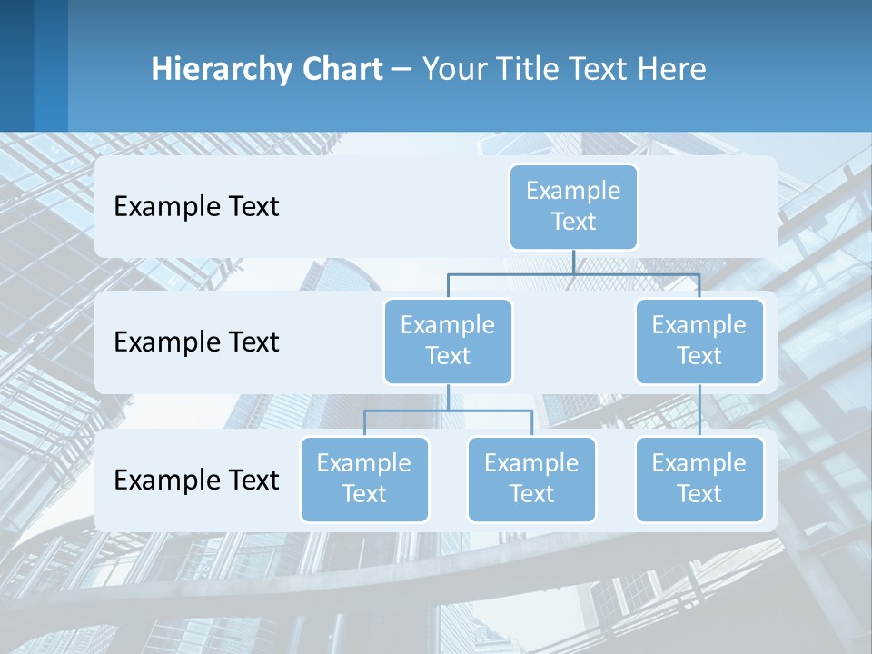 A Group Of Skyscrapers With A Blue Sky In The Background PowerPoint Template