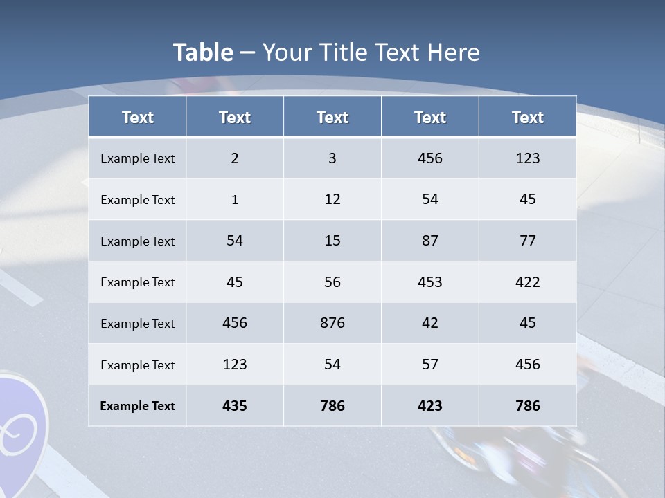 A Group Of People Riding Bikes Down A Street PowerPoint Template