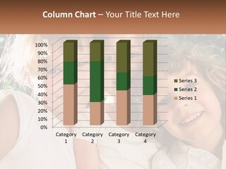 A Group Of Young Children Standing Next To Each Other PowerPoint Template