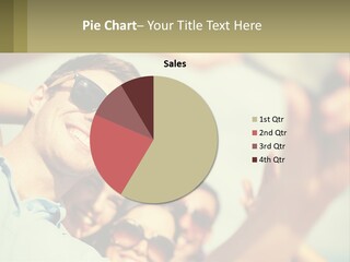 A Group Of People Wearing Sunglasses And Holding Up Their Hands PowerPoint Template