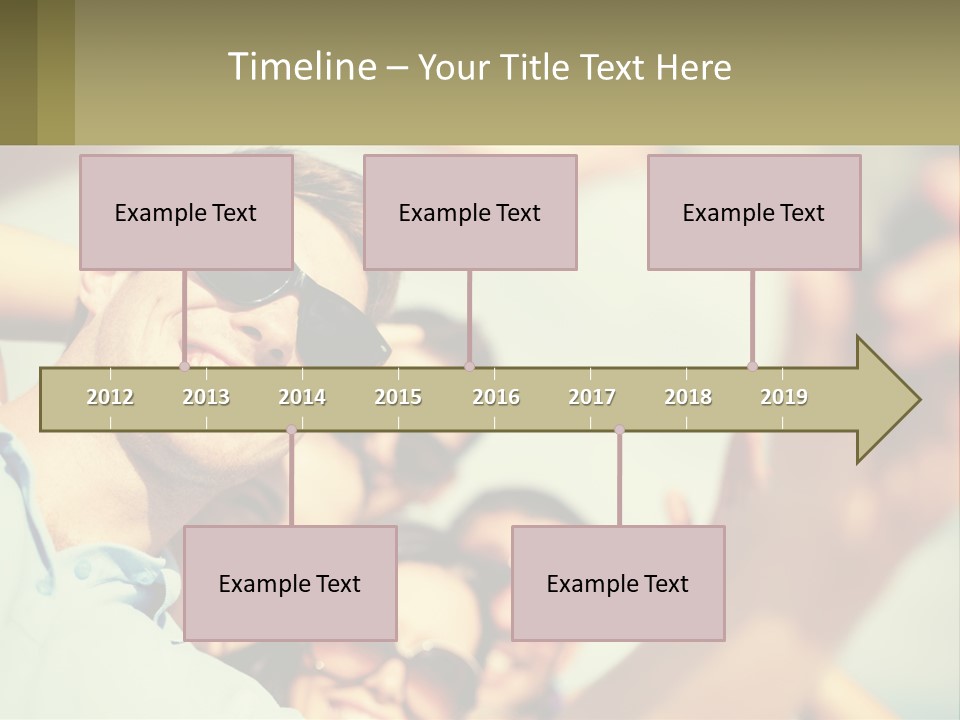 A Group Of People Wearing Sunglasses And Holding Up Their Hands PowerPoint Template