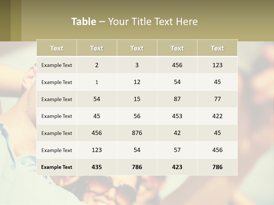A Group Of People Wearing Sunglasses And Holding Up Their Hands PowerPoint Template