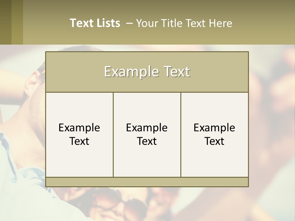 A Group Of People Wearing Sunglasses And Holding Up Their Hands PowerPoint Template