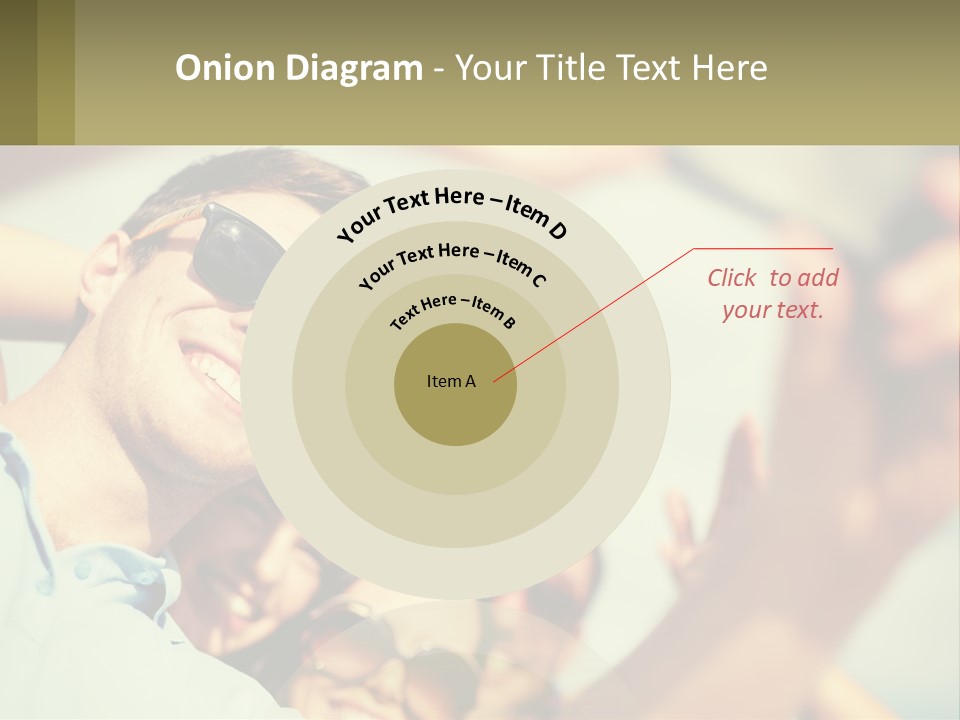 A Group Of People Wearing Sunglasses And Holding Up Their Hands PowerPoint Template