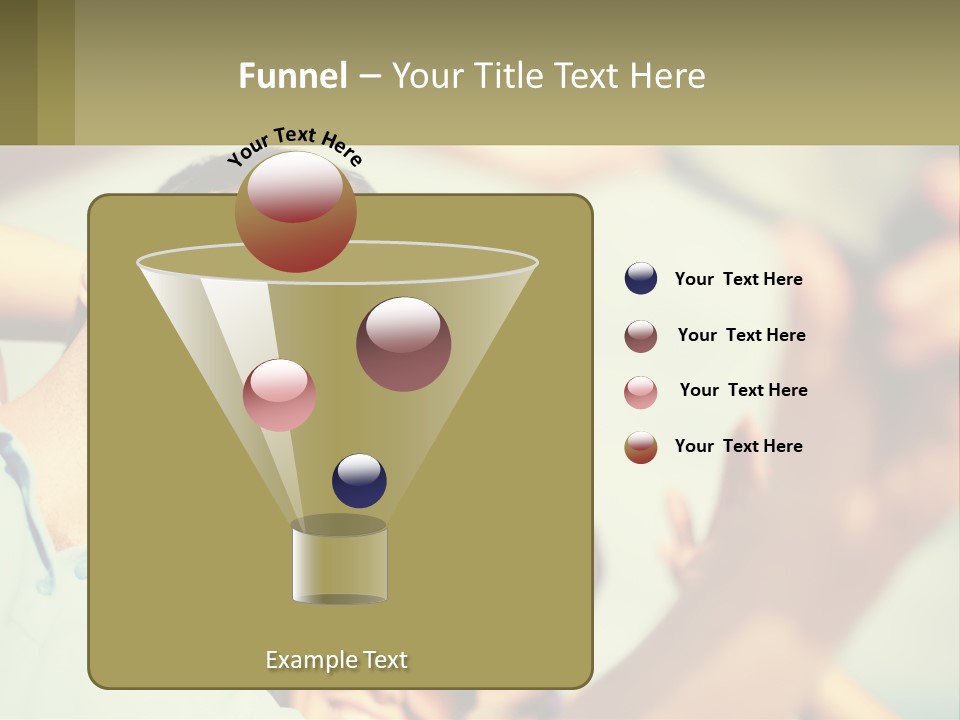 A Group Of People Wearing Sunglasses And Holding Up Their Hands PowerPoint Template