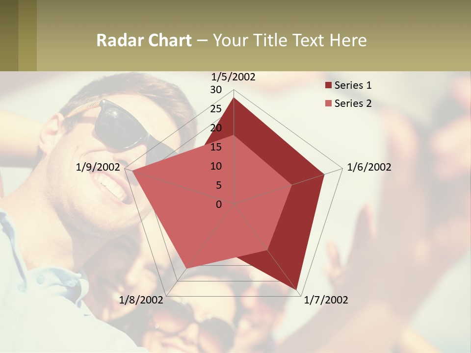 A Group Of People Wearing Sunglasses And Holding Up Their Hands PowerPoint Template