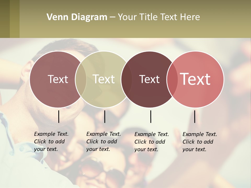 A Group Of People Wearing Sunglasses And Holding Up Their Hands PowerPoint Template
