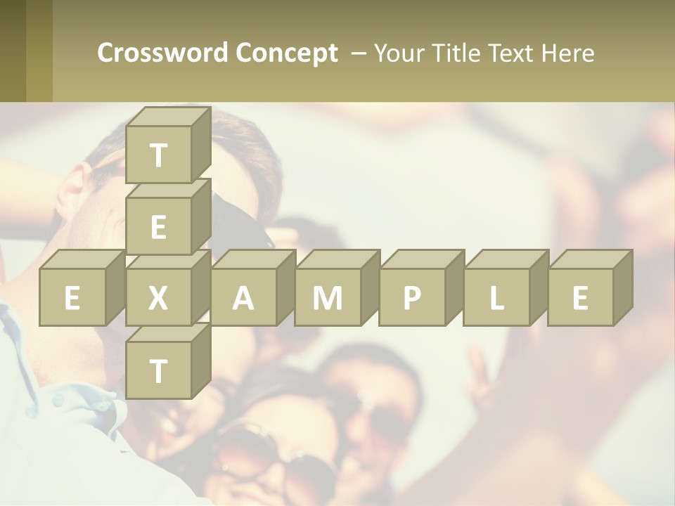 A Group Of People Wearing Sunglasses And Holding Up Their Hands PowerPoint Template