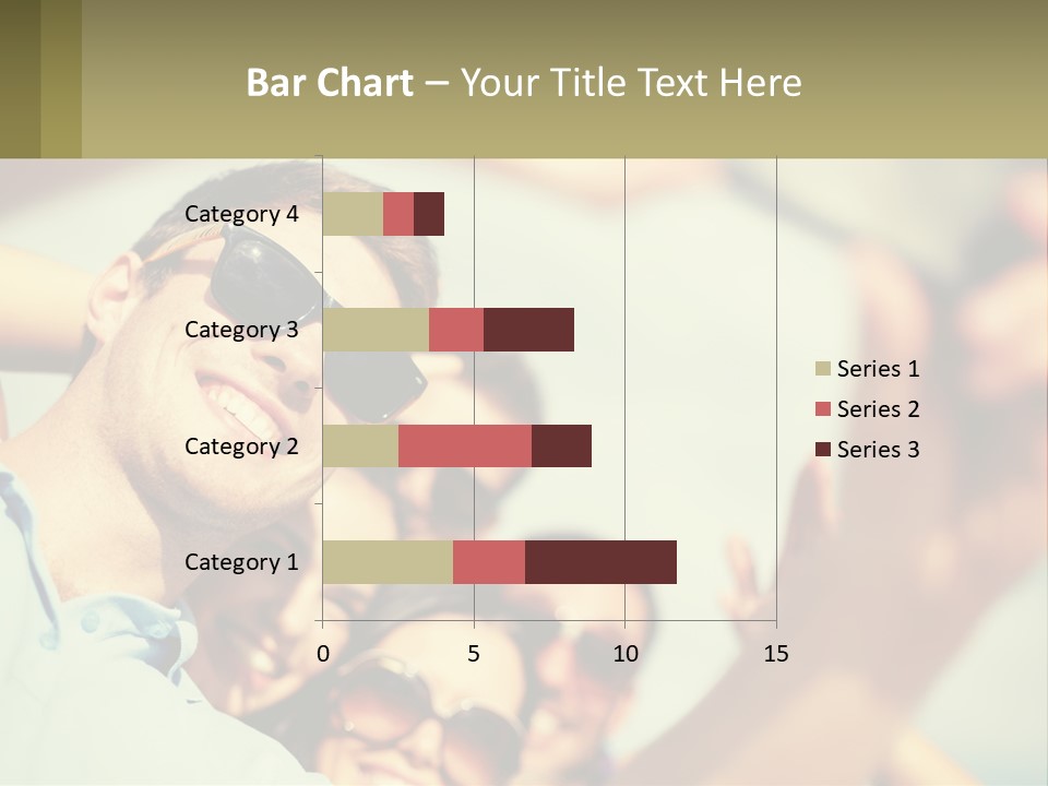 A Group Of People Wearing Sunglasses And Holding Up Their Hands PowerPoint Template