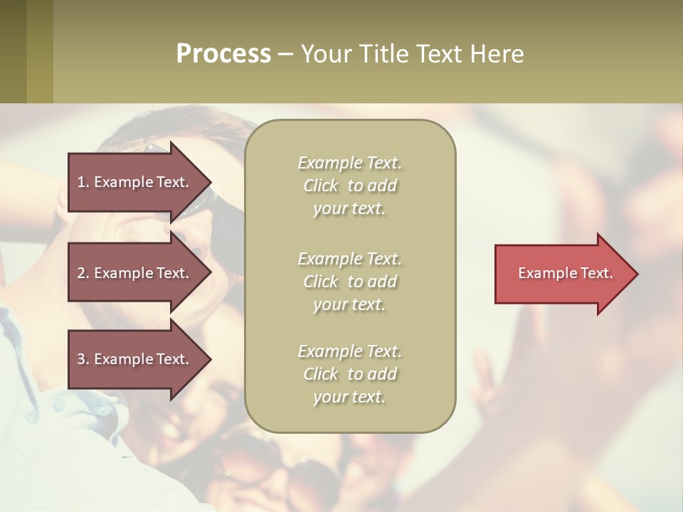 A Group Of People Wearing Sunglasses And Holding Up Their Hands PowerPoint Template