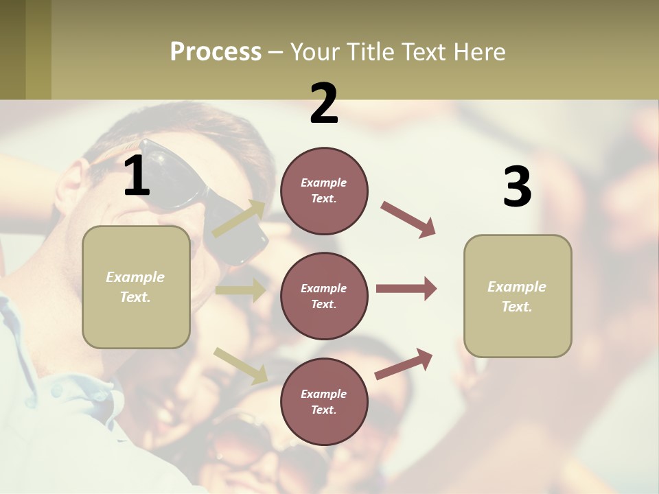 A Group Of People Wearing Sunglasses And Holding Up Their Hands PowerPoint Template