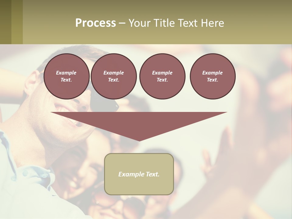 A Group Of People Wearing Sunglasses And Holding Up Their Hands PowerPoint Template