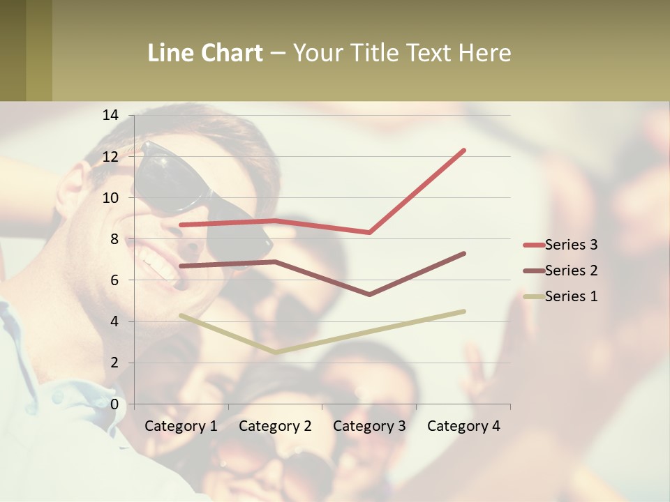 A Group Of People Wearing Sunglasses And Holding Up Their Hands PowerPoint Template