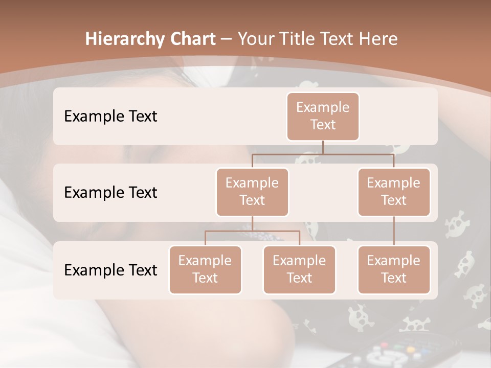 A Woman Sleeping On A Bed With Her Eyes Closed PowerPoint Template