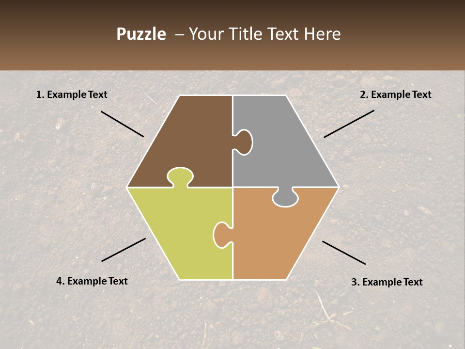 A Picture Of A Dirt Field With A Name Of Presentation PowerPoint Template